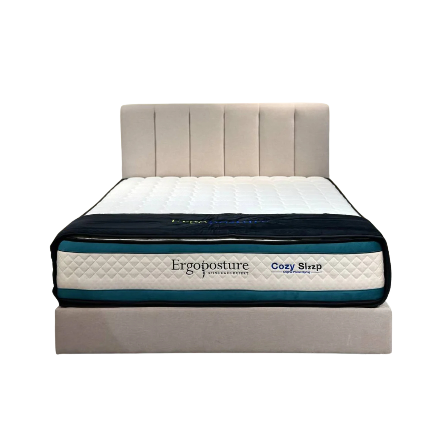 Dahlia Divan Bed + Cozy Slzzp Mattress (12')