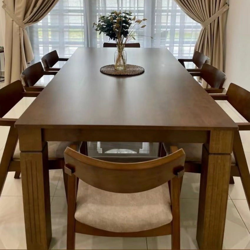 Kingsley 2.1m Dining Table with Zoey Chairs
