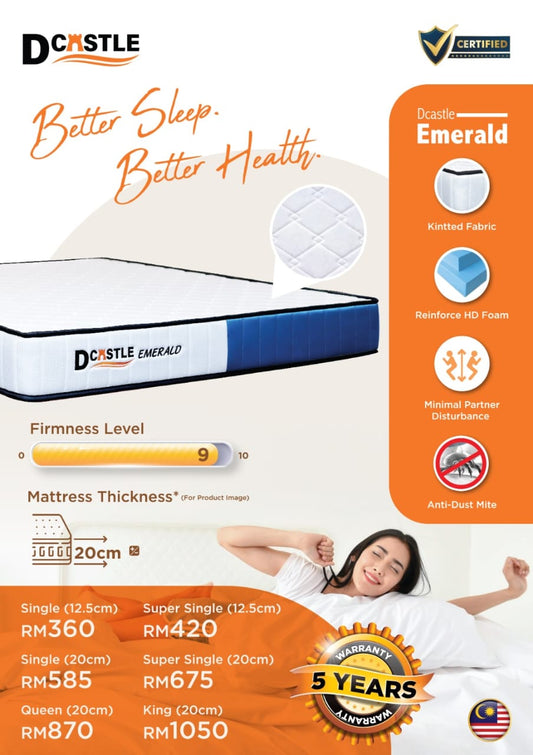 Dcastle Emerald Mattress (8")