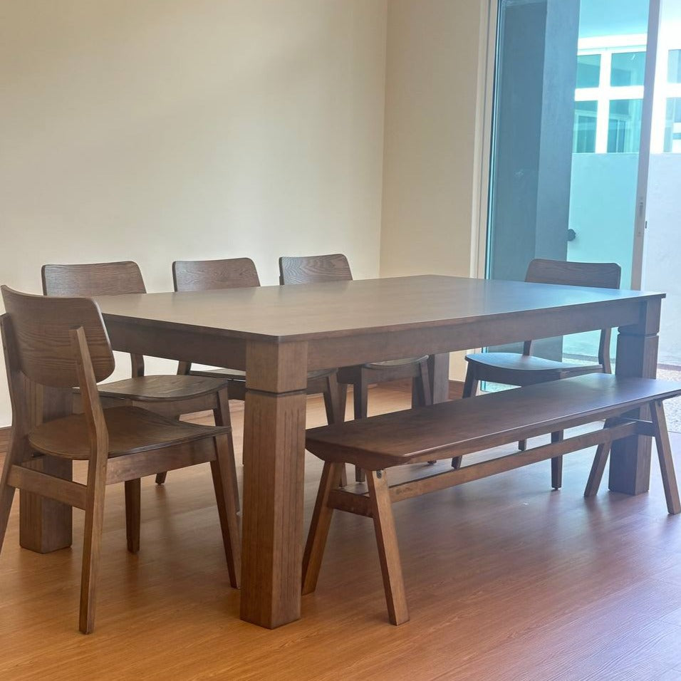 Kingsley 2.0m Dining Table with Henry Chairs