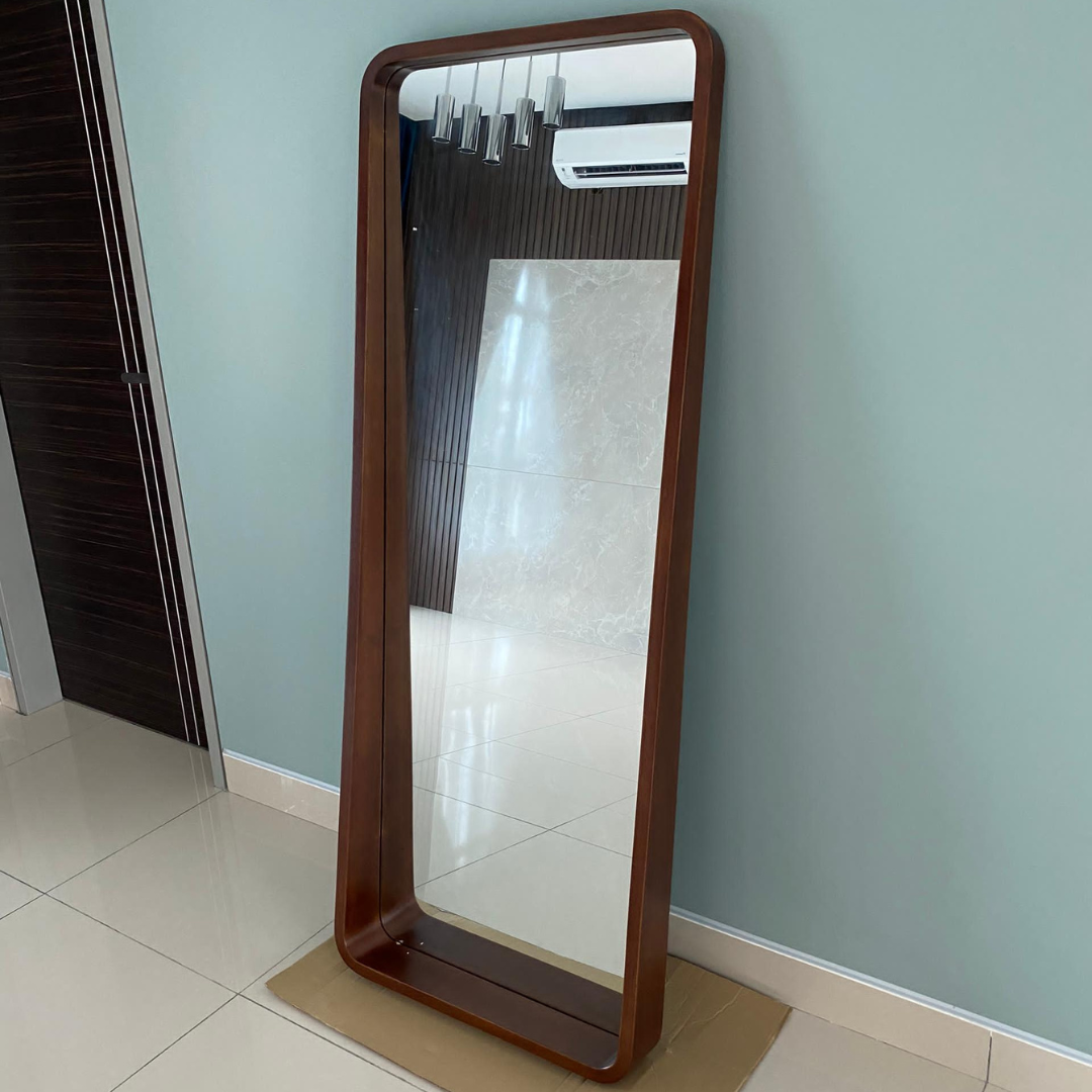 Myra Solid Wood Stand Mirror