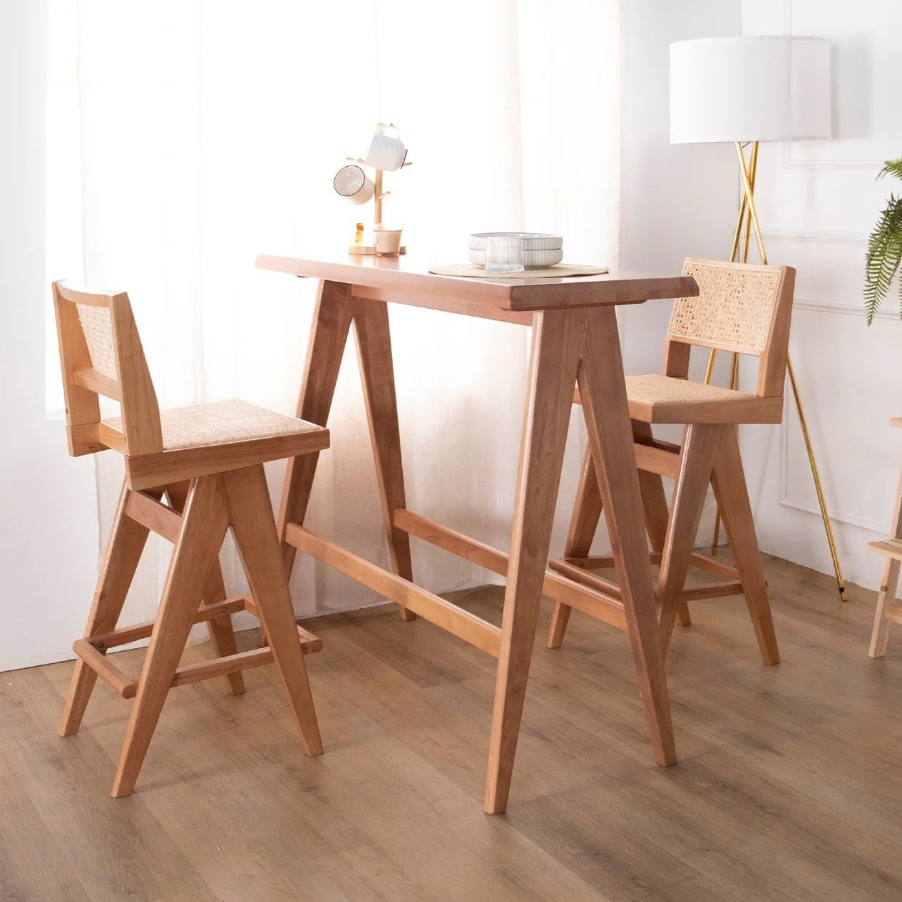 Eleanor Rattan Bar Stool
