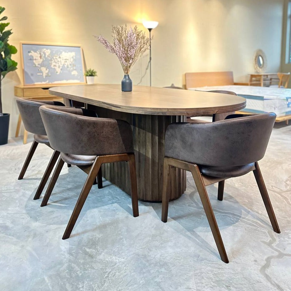 Edward 2.1M Solid Dining Table