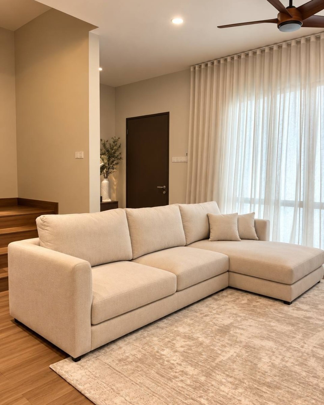 Hailey 4 Seater L-Shape Sofa