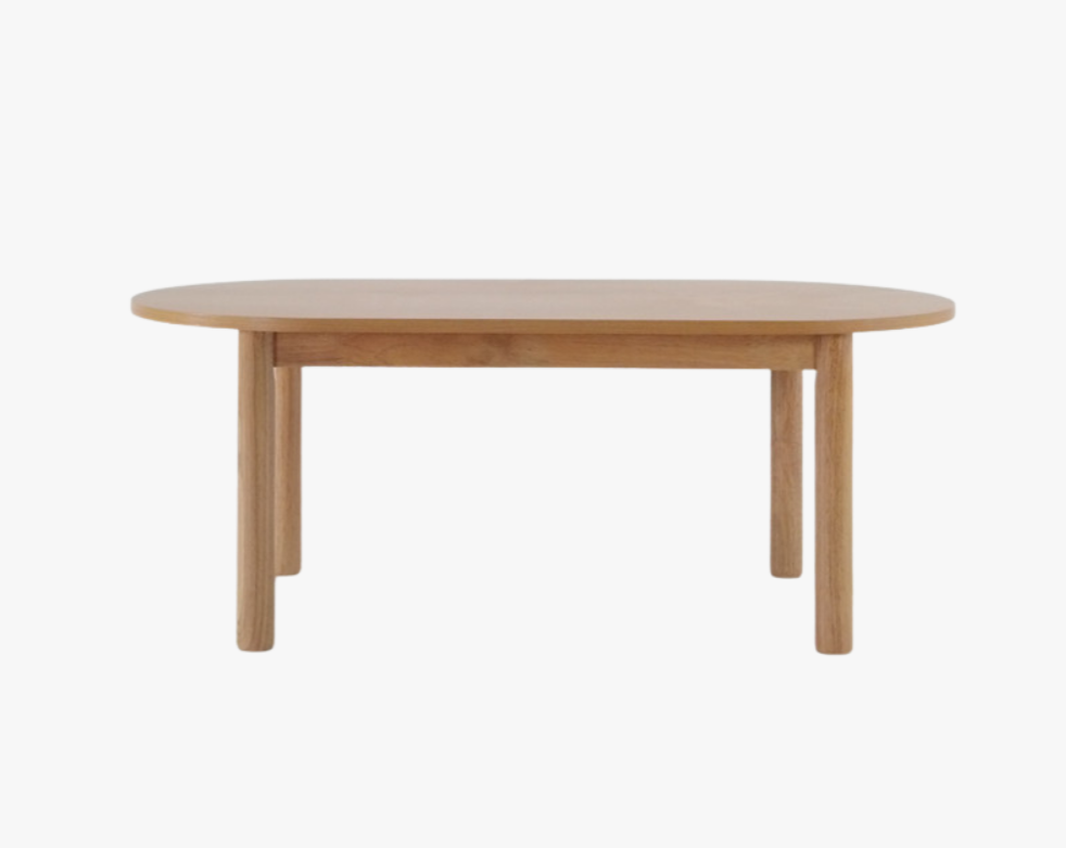 Nara Oval Coffee Table in Natural