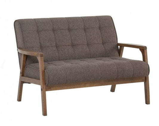 Denver 2 Seater Sofa in Taupe Fabric