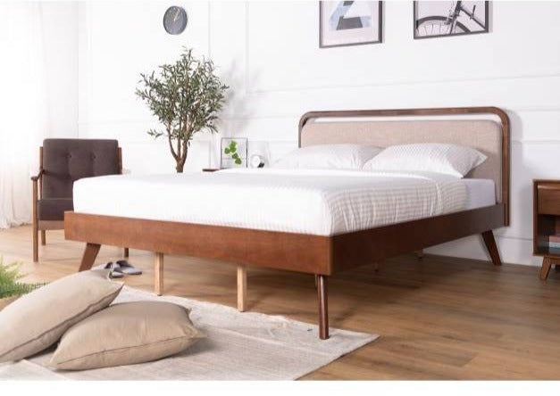 Angel Frame Bed Solid Wood
