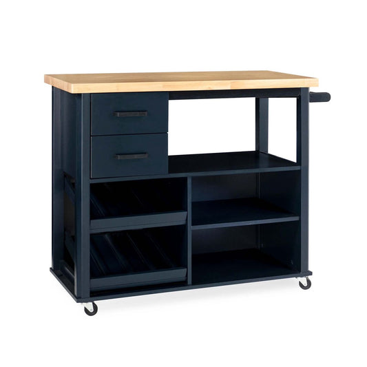 Navy Kitchen Cart